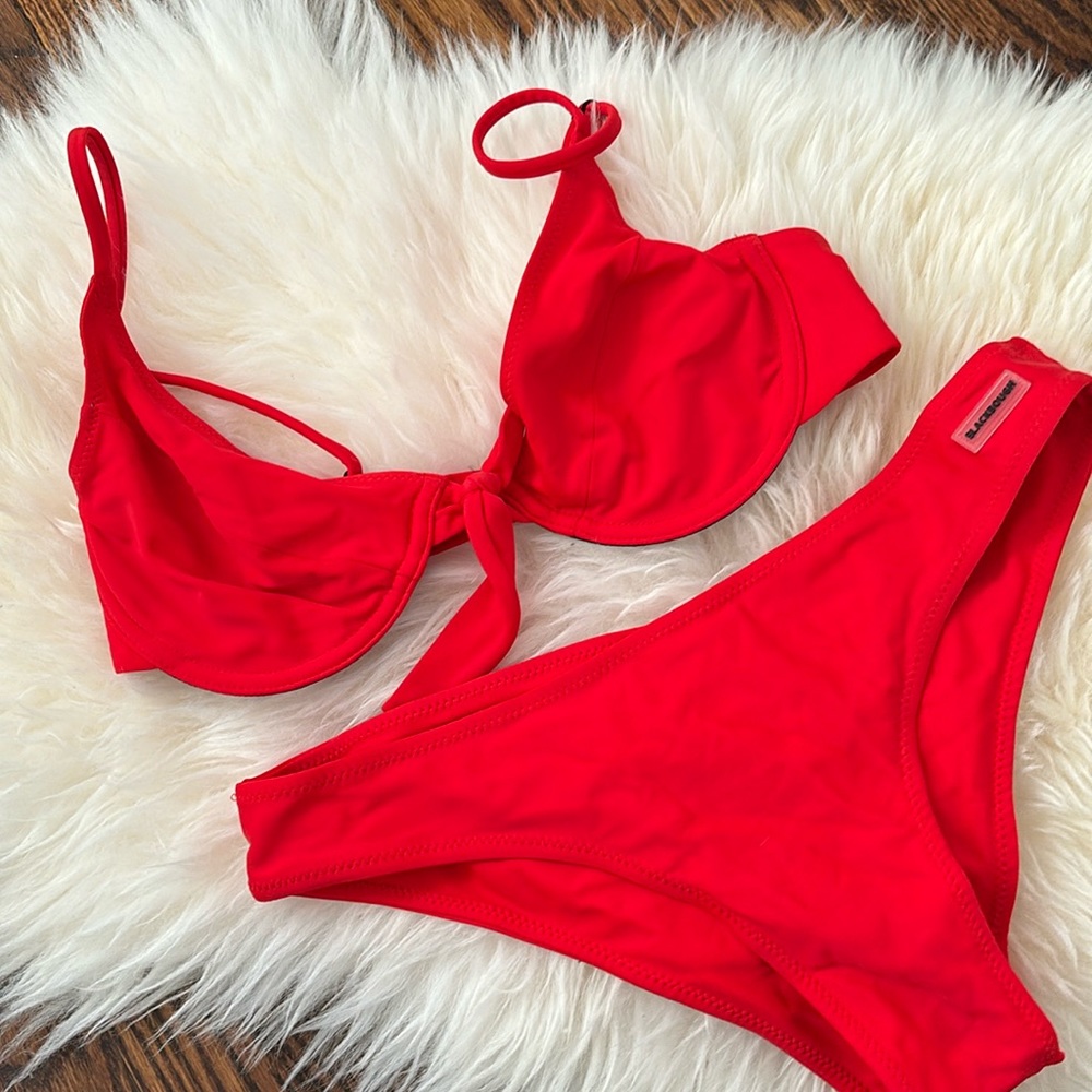 Blackbough Red Bikini Set